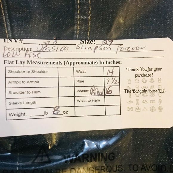 Jessica Simpson Forever Low Rise Blue Jean Shorts - Picture 8 of 8